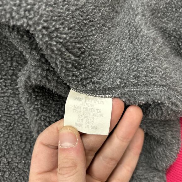 Vintage 90s Patagonia Shelled Synchilla Jacket Womens Large 14 Pink Made in USA - Picture 7 of 10